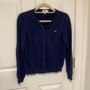 Vineyard Vines Navy Blue Cardigan